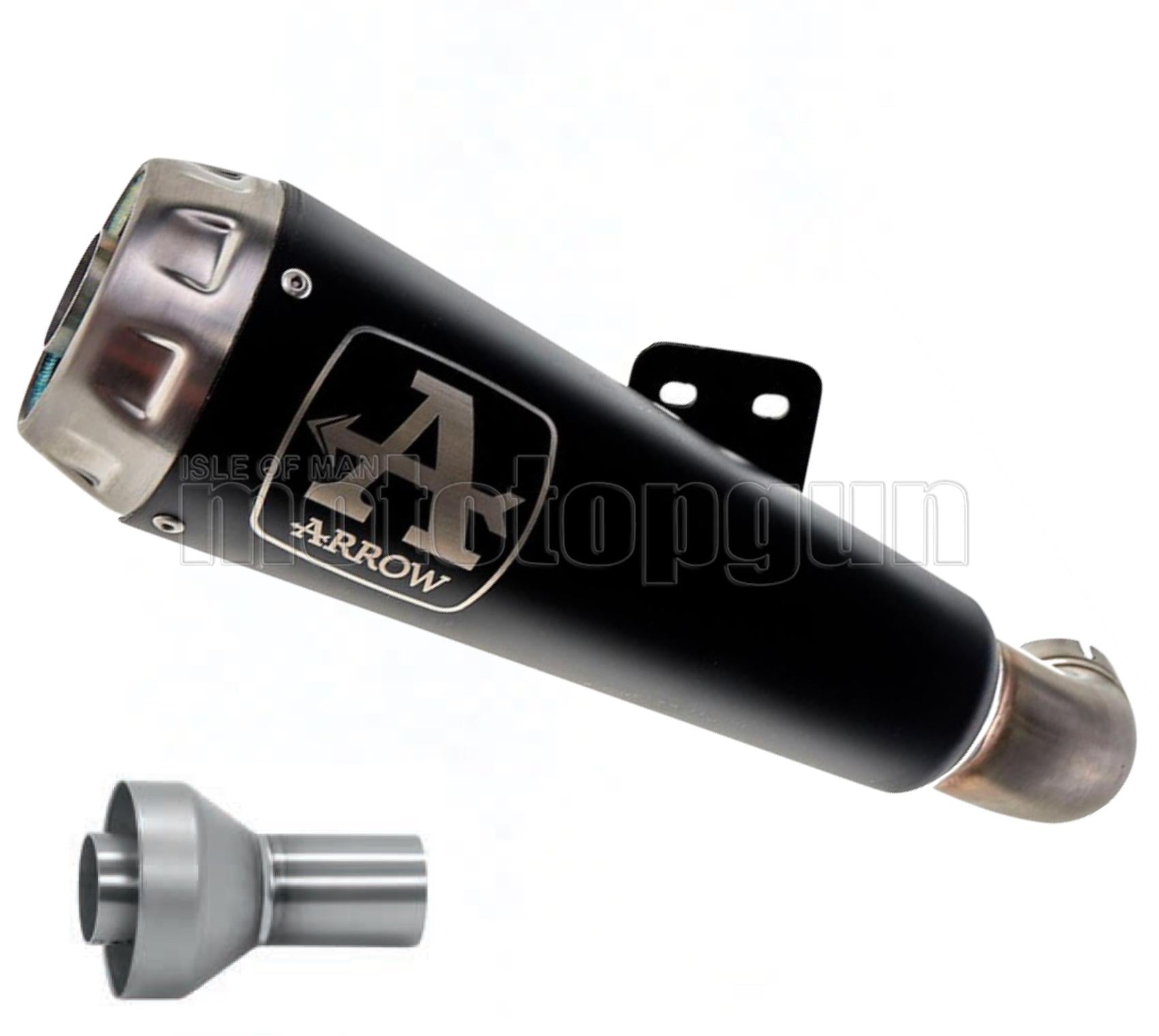 SCARICO COMPLETO OMOLOGATO CATALIZZATO ARROW PRO-RACE IN NICHROM NERO CON FONDELLO IN INOX COMPATIBILE CON SUZUKI GSX-R 1000 17/20