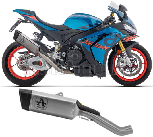 ARROW SCARICO RACE PISTA TITANIO FONDELLO CARBY COMPATIBILE CON APRILIA RSV4 RSV-4 2025