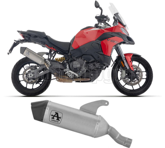 SCARICO RACE VELOCE TITANIO FONDELLO CARBY COMPATIBILE CON DUCATI MULTISTRADA V2 / S E5+ 2025