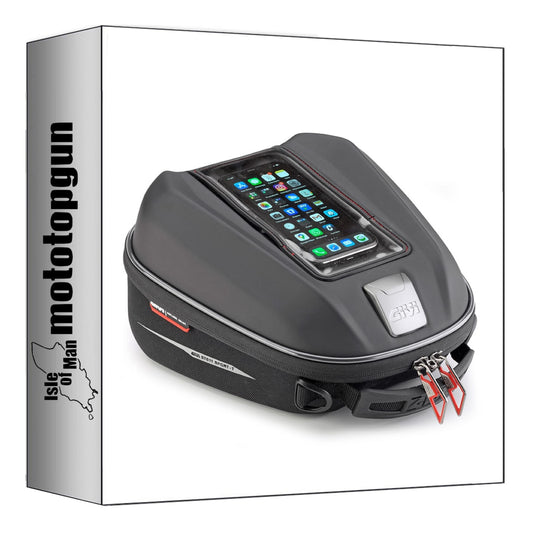 GIVI BORSA ST611+ SERBATOIO TANKLOCK NERO 6 LT + ATACCO COMPATIBILE CON BMW K 1300 GT 06/10
