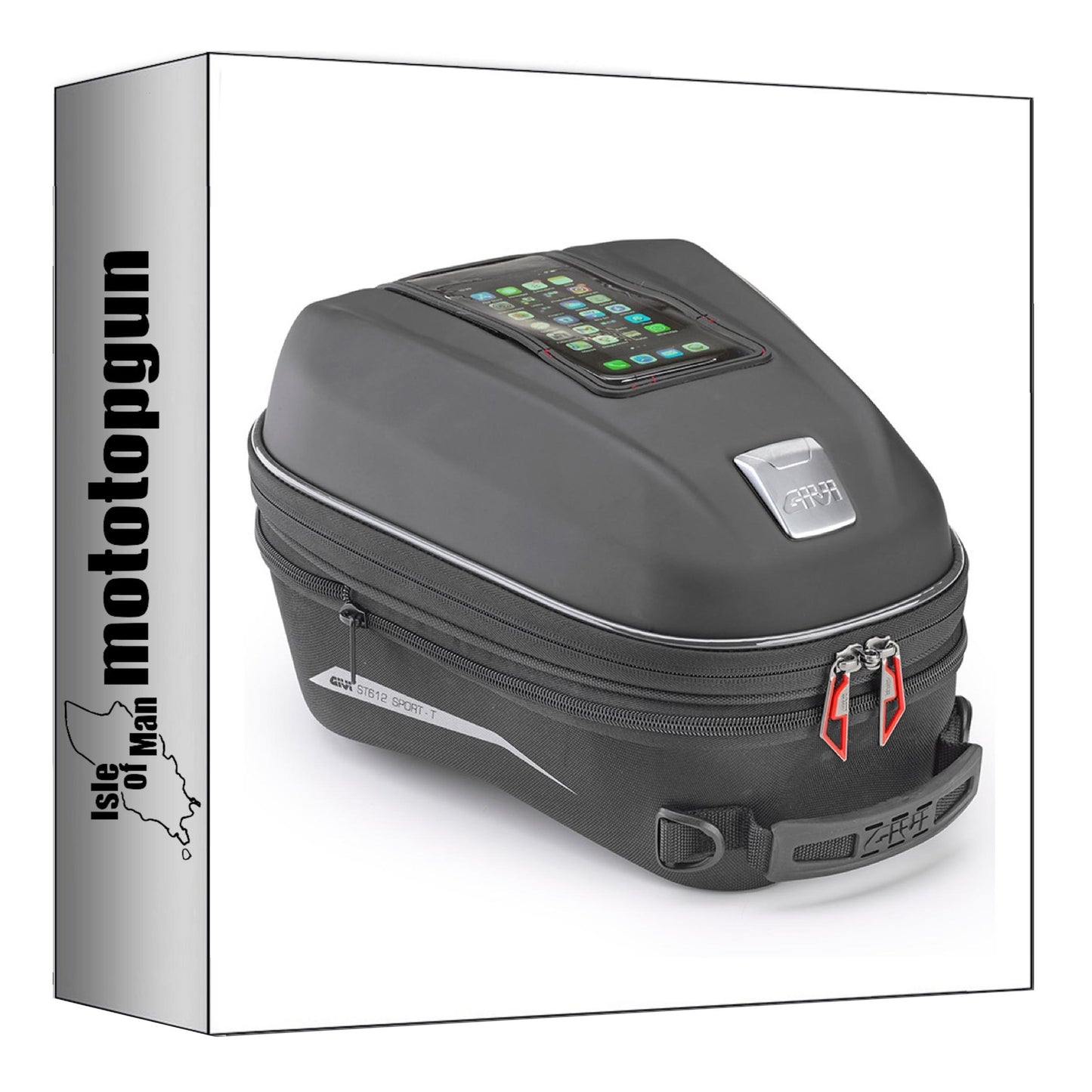 GIVI BORSA ST612+ SERBATOIO TANKLOCK NERO 15 LT + ATACCO COMPATIBILE CON SUZUKI GSX S 1000 GT 22/24