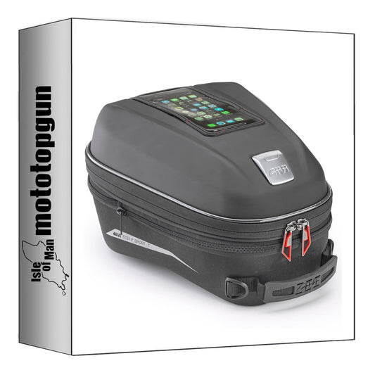 GIVI BORSA ST612+ SERBATOIO TANKLOCK NERO 15 LT + ATACCO COMPATIBILE CON KAWASAKI Z 1000 SX 11/13
