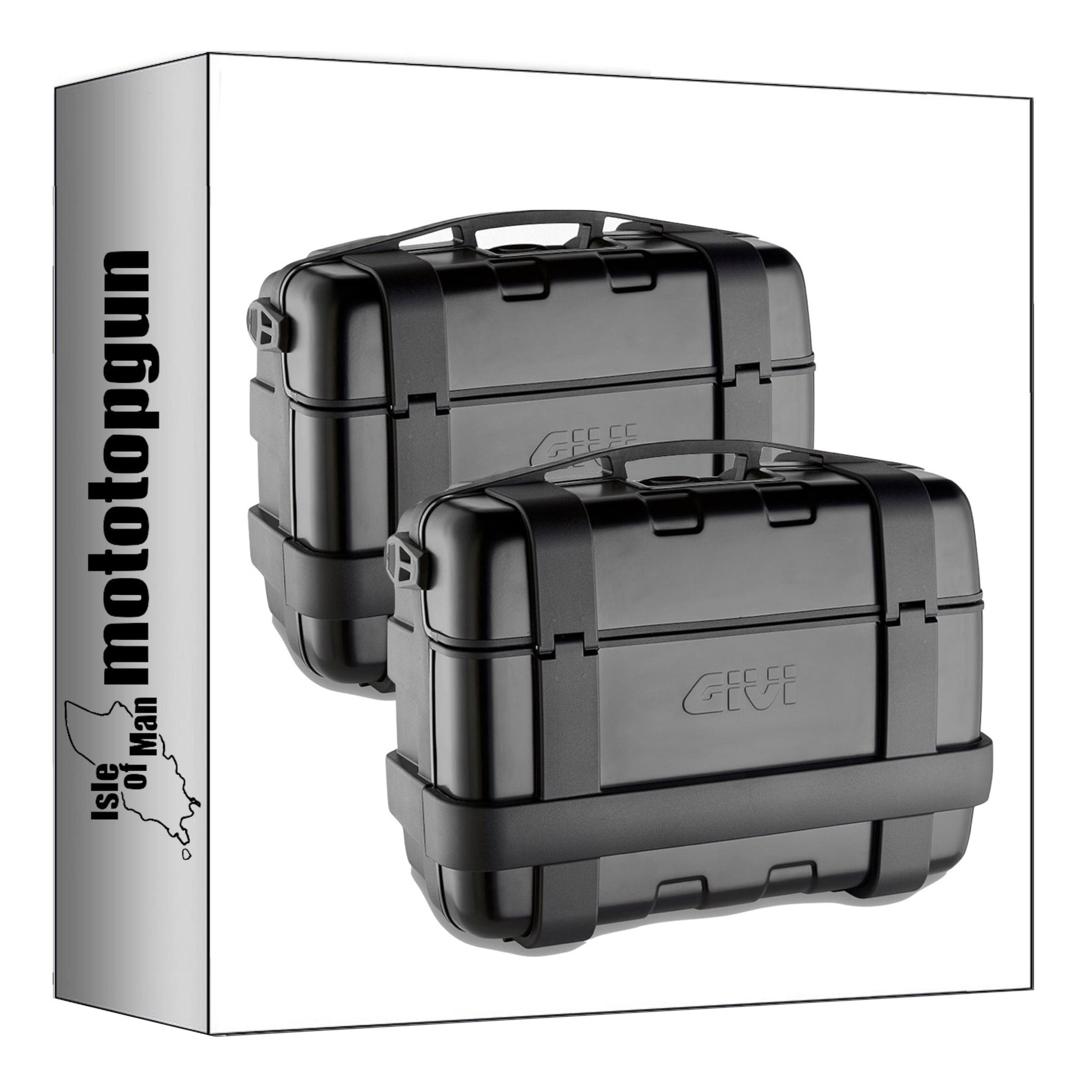 GIVI VALIGIE LATERALI TRK33BPACK2 MONOKEY TREKKER NERO 66 LT + ATACCO COMPATIBILE CON KTM 790 ADVENTURE R 19/20