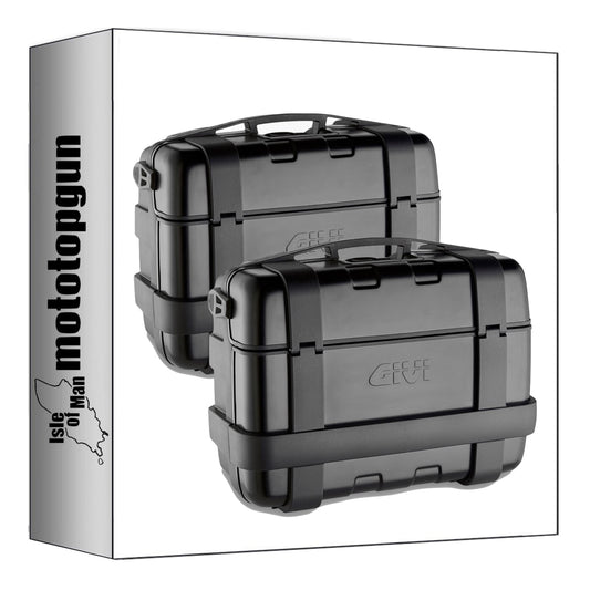 GIVI VALIGIE LATERALI TRK33BPACK2 MONOKEY TREKKER NERO 66 LT 