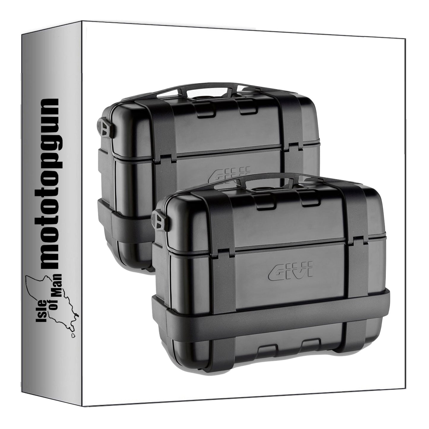 GIVI VALIGIE LATERALI TRK33BPACK2 MONOKEY TREKKER NERO 66 LT + ATACCO COMPATIBILE CON KAWASAKI VERSYS 1000 / SE 19/24
