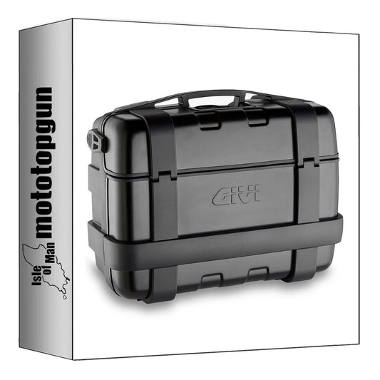 GIVI BAULETTO MONOKEY TREKKER ALLUMINIO NERO 33 LT 6KG + ATACCO COMPATIBILE CON BMW F 800 GS 08/17