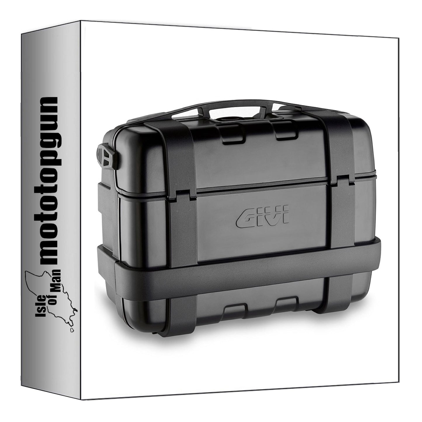 GIVI BAULETTO MONOKEY TREKKER ALLUMINIO NERO 33 LT 6KG + ATACCO COMPATIBILE CON YAMAHA FJR 1300 06/12