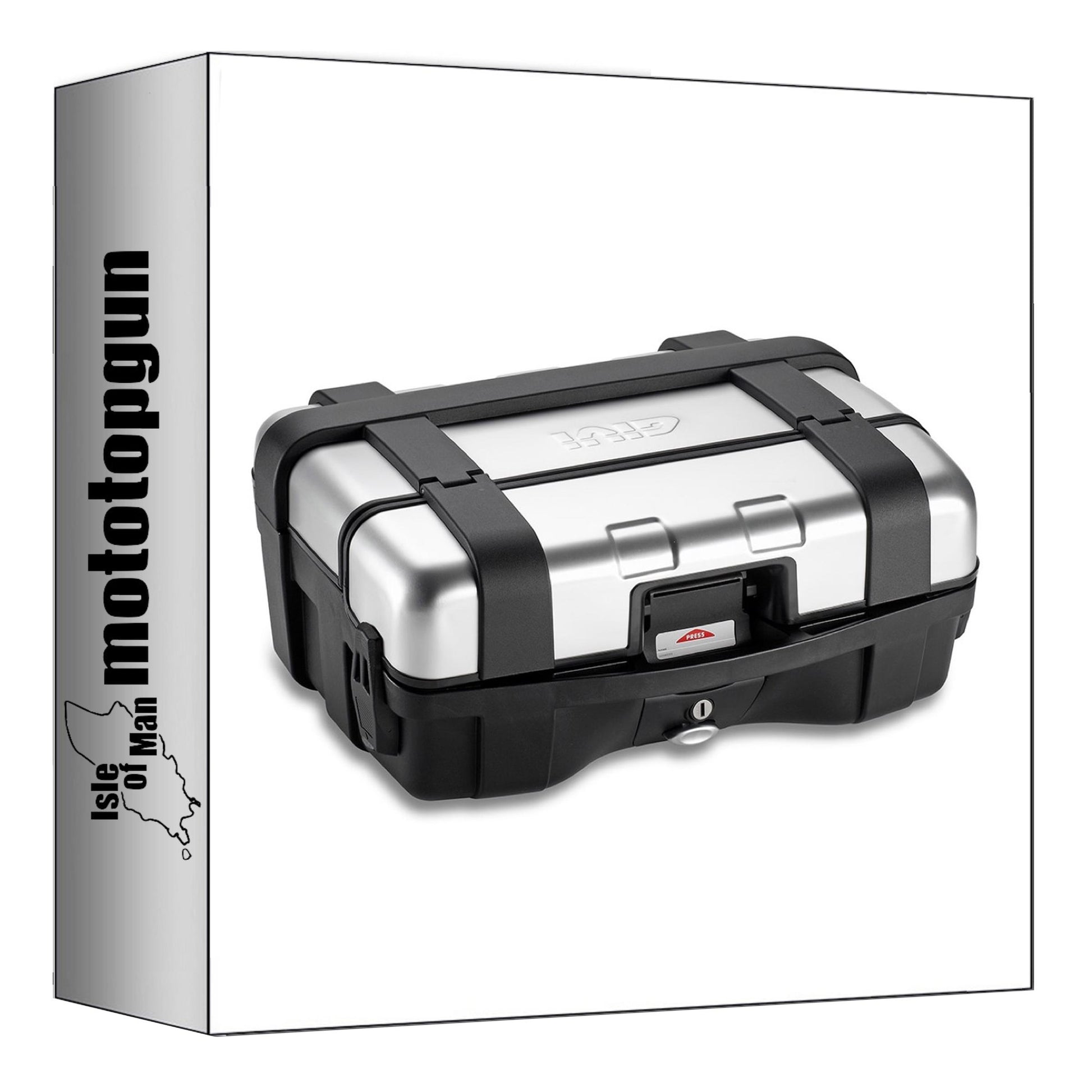 GIVI BAULETTO MONOKEY TREKKER ALLUMINIO 33 LT 6KG + ATACCO COMPATIBILE CON BMW R 1250 GS 19/23