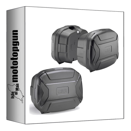 GIVI BAULETTO TRK35BB + VALIGIE LATERALI TRK35BBPACK2 TREKKER LITE NERO 105 LT + ATACCO COMPATIBILE CON TRIUMPH TIGER SPORT 660 22/24