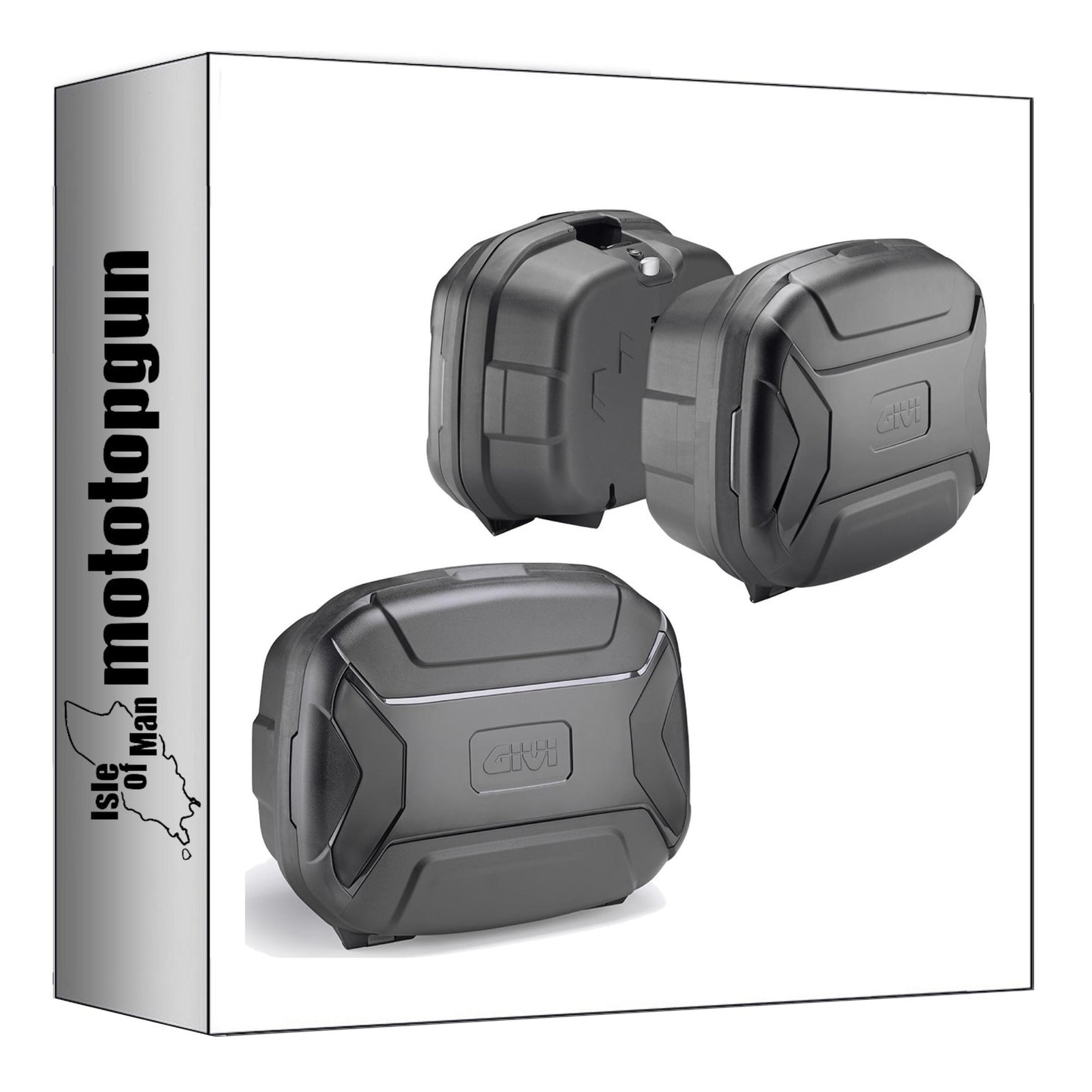 GIVI BAULETTO TRK35BB + VALIGIE LATERALI TRK35BBPACK2 TREKKER LITE NERO 105 LT + ATACCO COMPATIBILE CON KAWASAKI VERSYS 650 15/21
