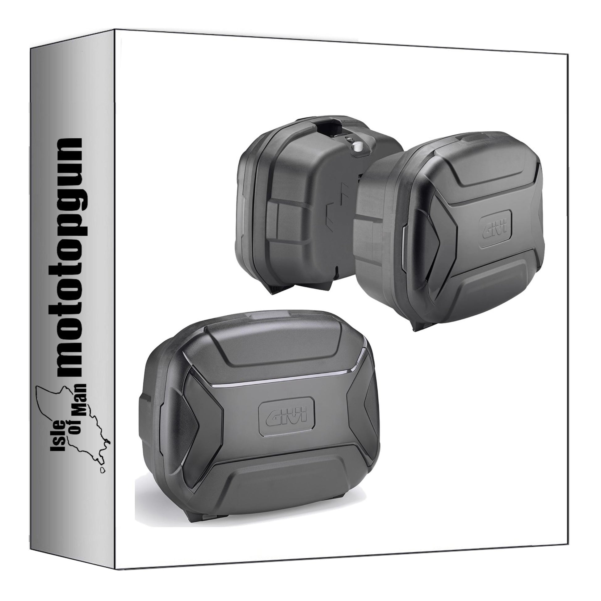 GIVI BAULETTO TRK35BB + VALIGIE LATERALI TRK35BBPACK2 TREKKER LITE NERO 105 LT + ATACCO COMPATIBILE CON KAWASAKI VERSYS 650 15/21