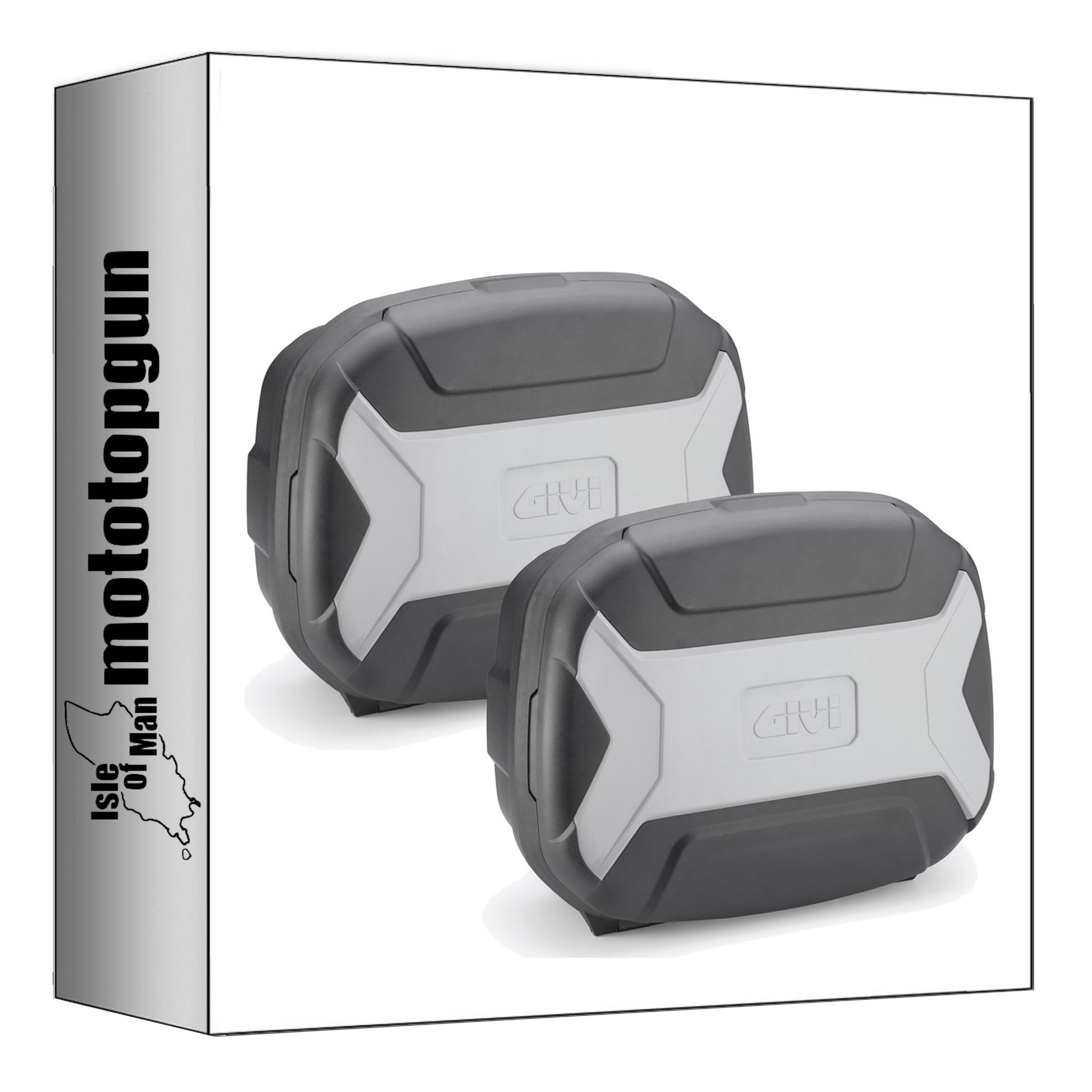 GIVI VALIGIE LATERALI TRK35BNPACK2 MONOKEY TREKKER LITE GRIGIO 70 LT + ATACCO COMPATIBILE CON YAMAHA TÉNÉRÉ 700 19/20