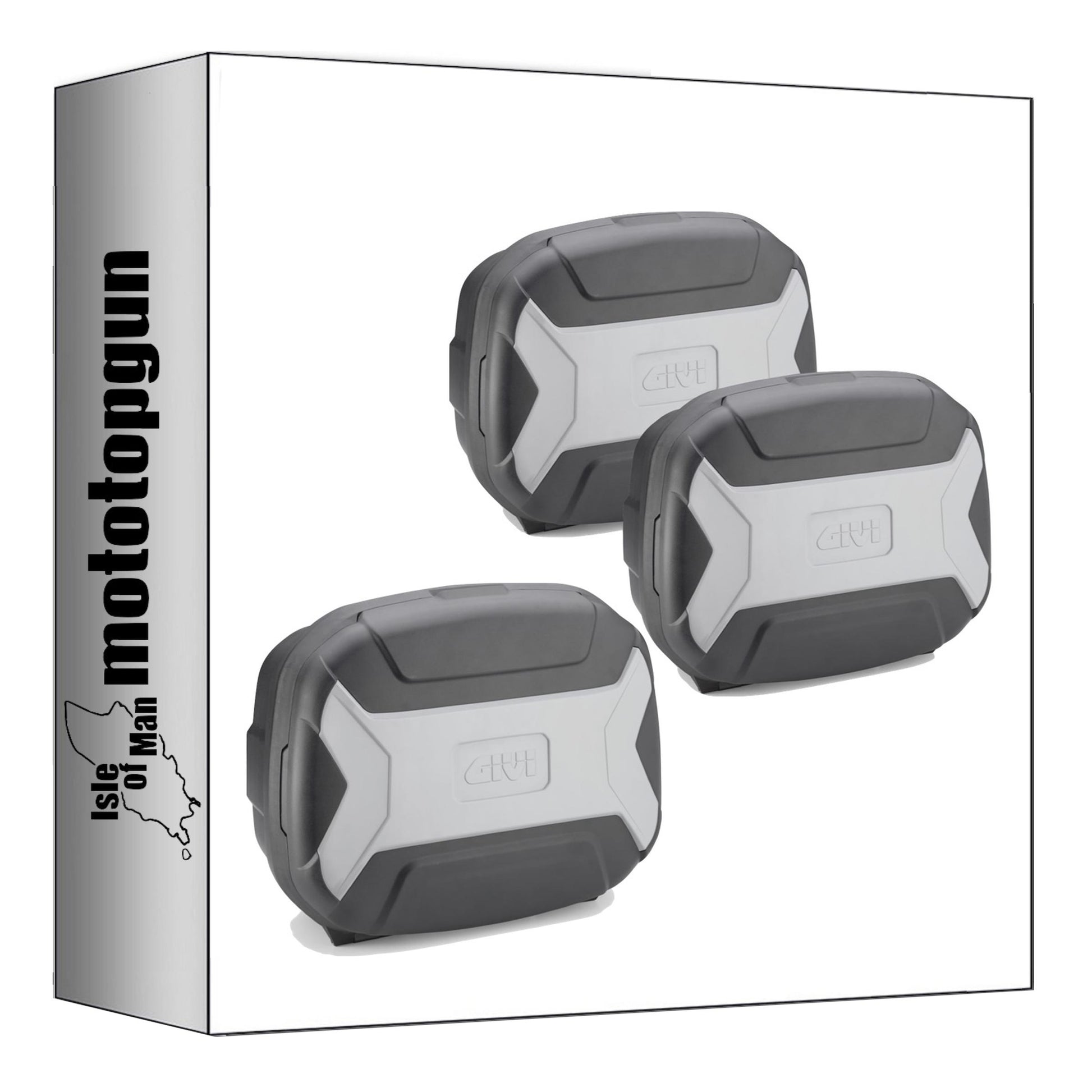 GIVI BAULETTO TRK35BN + VALIGIE LATERALI TRK35BNPACK2 TREKKER LITE GRIGIO 105 LT + ATACCO COMPATIBILE CON HONDA X-ADV 750 21/24
