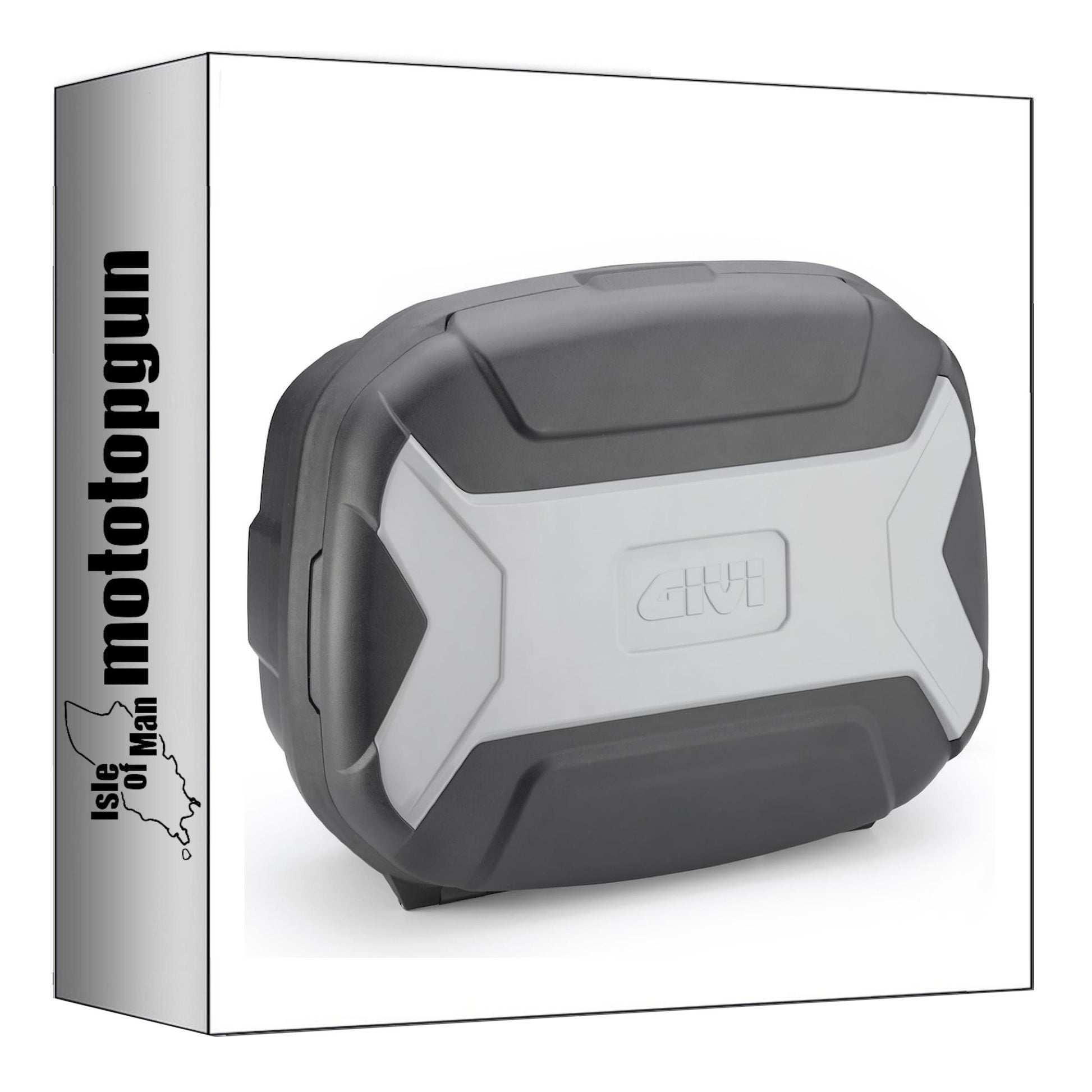 GIVI BAULETTO TRK35BN MONOKEY TREKKER LITE GRIGIO 35 LT + ATACCO COMPATIBILE CON SUZUKI BURGMAN 650 / EXECUTIVE 13/20