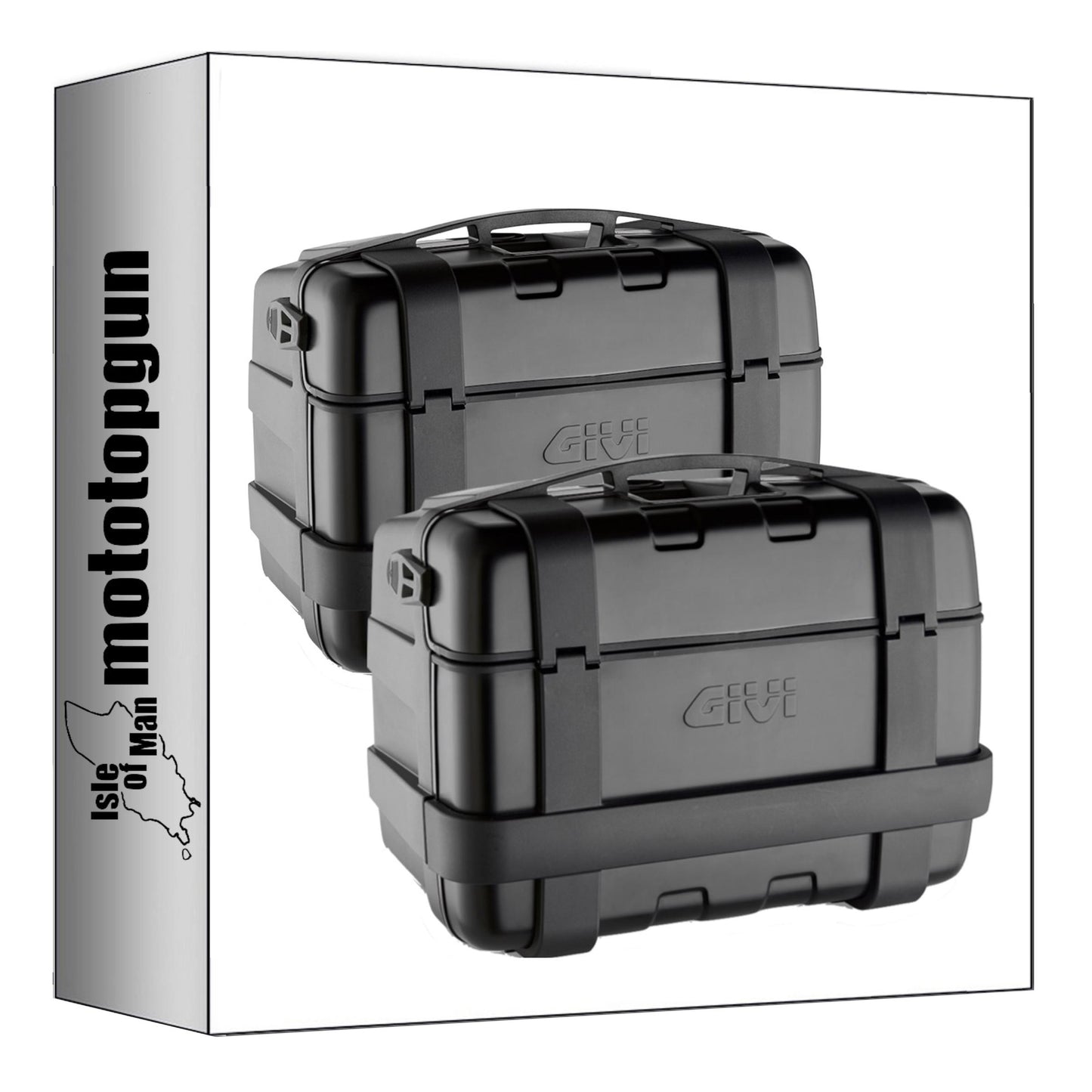 GIVI VALIGIE LATERALI TRK46BPACK2 MONOKEY TREKKER NERO 92 LT + ATACCO COMPATIBILE CON HONDA XL 1000V VARADERO / ABS 03/06