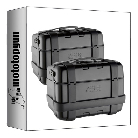 GIVI VALIGIE LATERALI TRK46BPACK2 MONOKEY TREKKER NERO 92 LT 