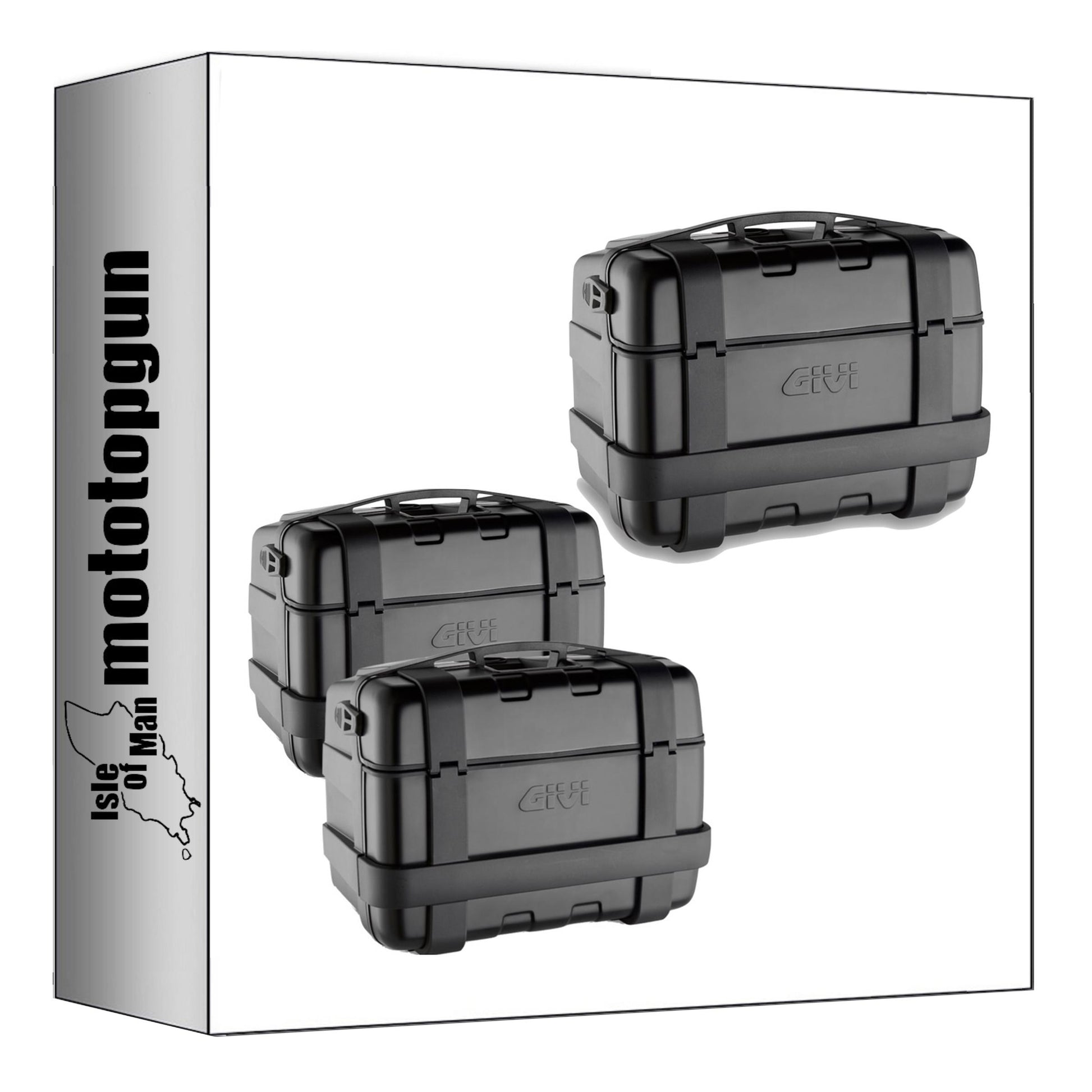 GIVI BAULETTO TRK46B + VALIGIE LATERALI TRK46BPACK2 TREKKER NERO 138 LT + ATACCO COMPATIBILE CON HONDA X-ADV 750 2025