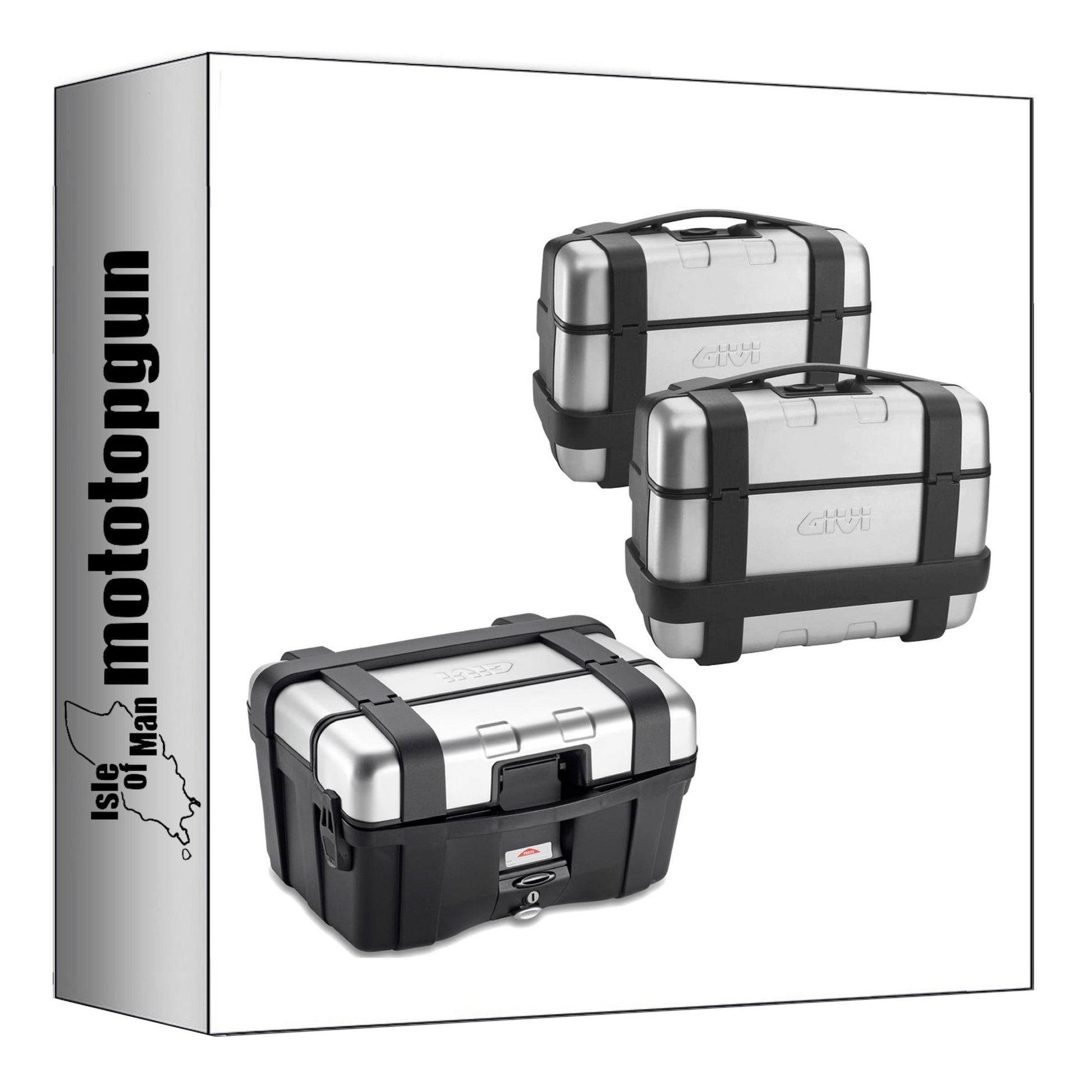 GIVI BAULETTO TRK46N + VALIGIE LATERALI TRK46PACK2 TREKKER 138 LT + ATACCO COMPATIBILE CON HONDA CB 500 X 13/16