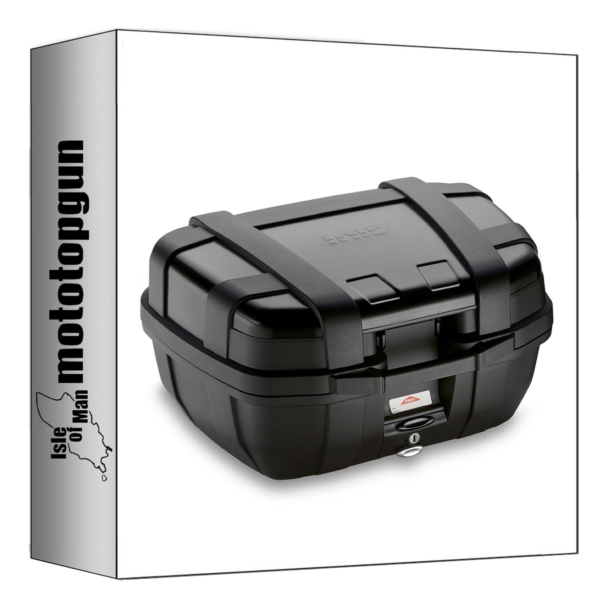 GIVI BAULETTO TRK52B MONOKEY TREKKER ALLUMINIO NERO 52 LT + ATACCO COMPATIBILE CON KAWASAKI Z 650 RS 22/24