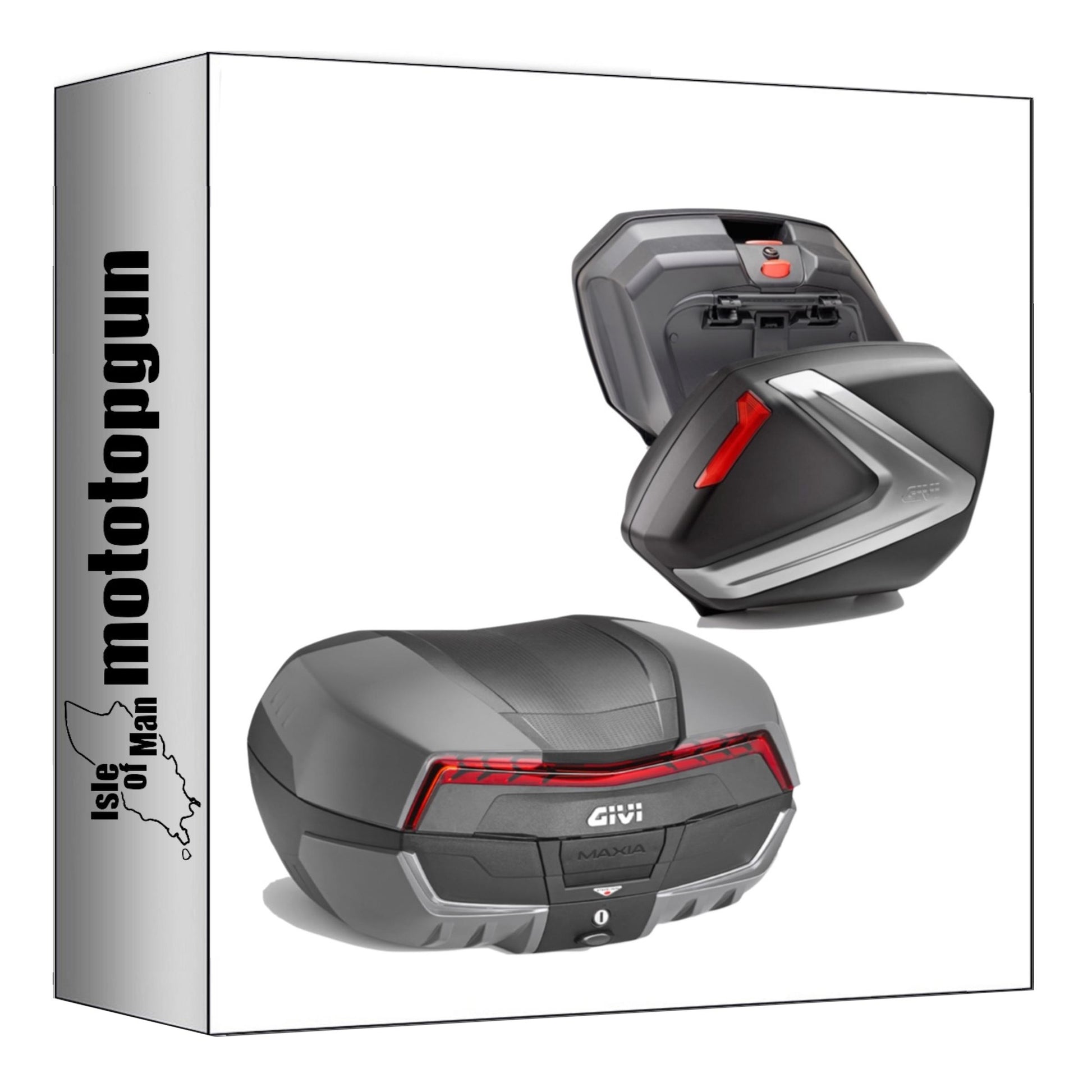 GIVI BAULETTO V58NNG + VALIGIE LATERALI V37N MAXIA 5 GRAFITE 132 LT + ATACCO COMPATIBILE CON HONDA NC 750 S 16/20