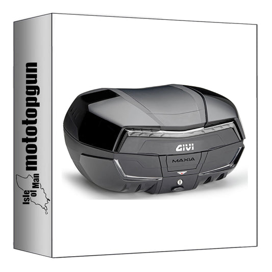 GIVI BAULETTO MONOKEY MAXIA 5 NERO TECH 58 LT 6KG + ATACCO COMPATIBILE CON KTM 1290 SUPER ADVENTURE T 2017