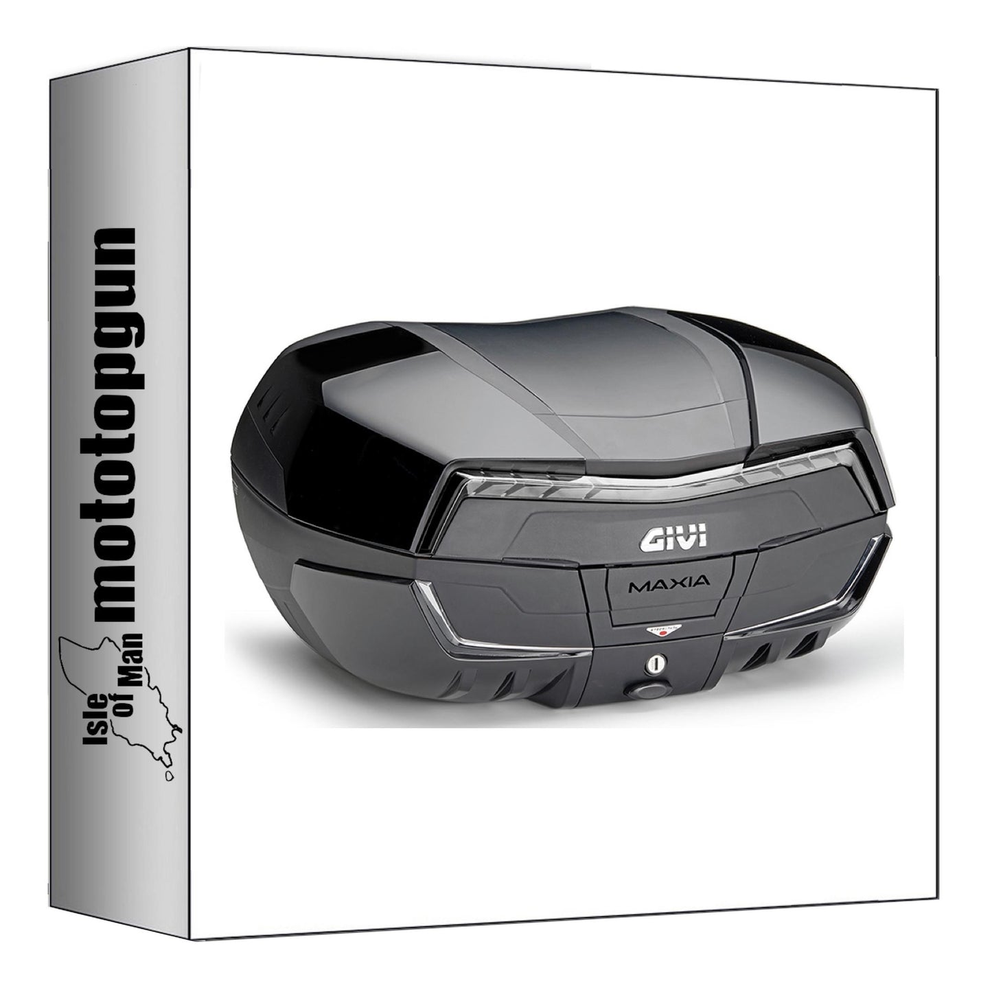 GIVI BAULETTO V58NNTB MONOKEY MAXIA 5 NERO TECH 58 LT + ATACCO COMPATIBILE CON KYMCO XCITING S 400 I TCS 18/24