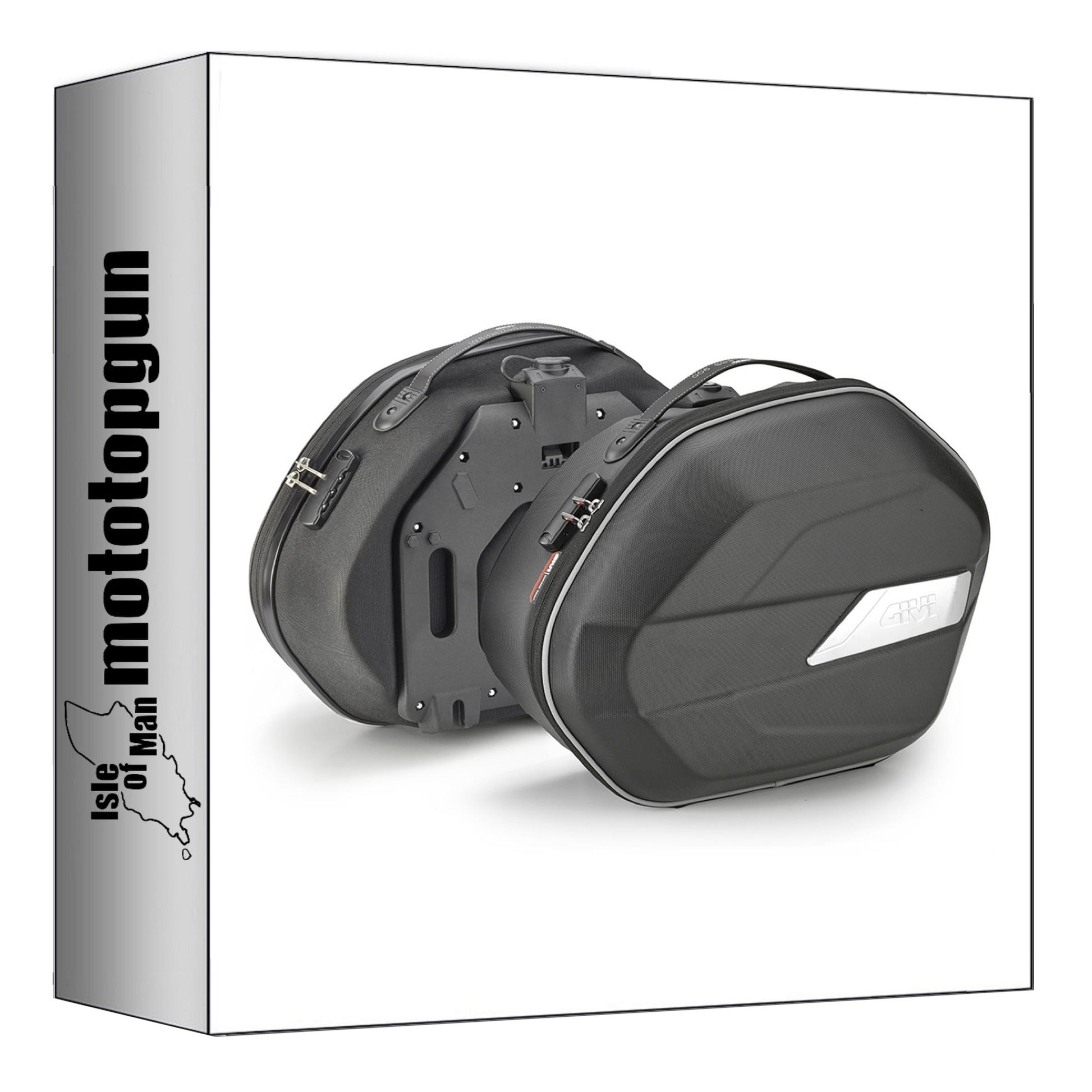GIVI BORSE LATERALI WL900B MONOKEY NERO 50 LT + ATACCO COMPATIBILE CON HONDA NC 750 X / DCT 14/15