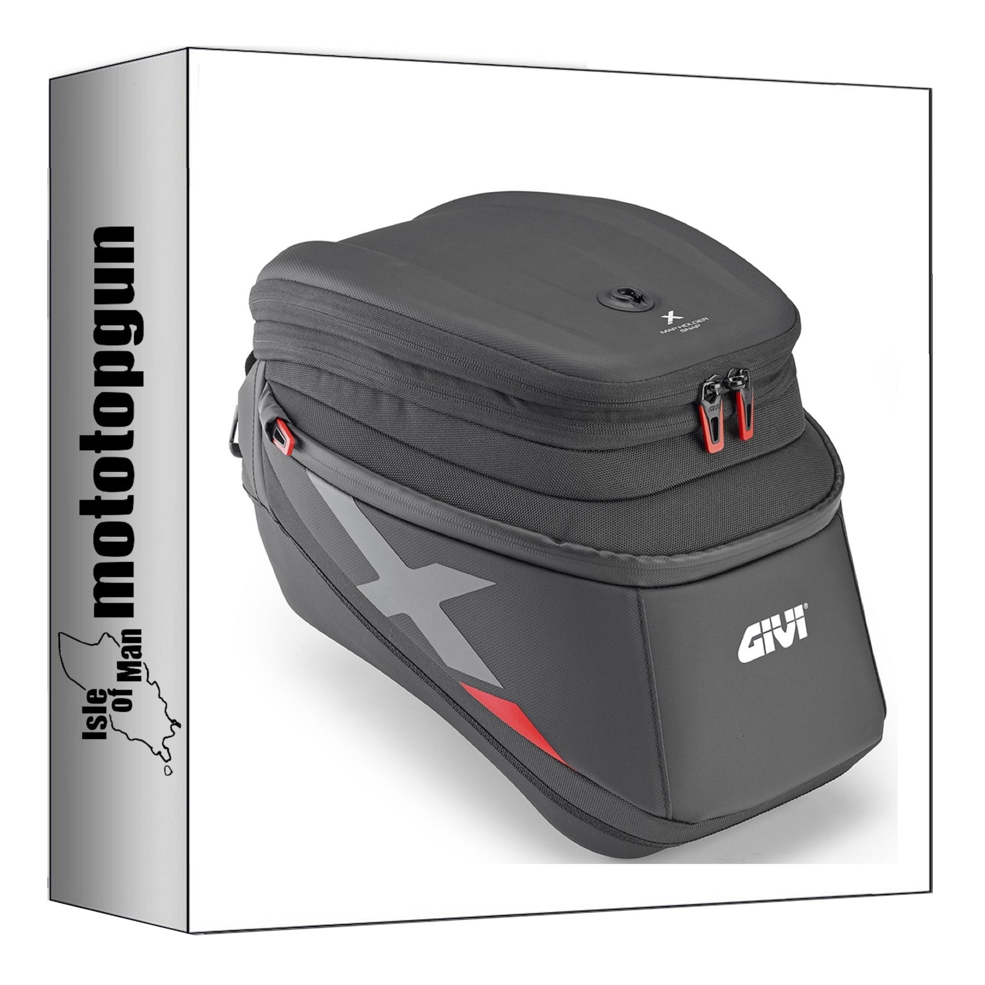 GIVI BORSA XL04B SERBATOIO TANKLOCK NERO 20 LT + ATACCO COMPATIBILE CON YAMAHA TRACER 7 / GT 20/24