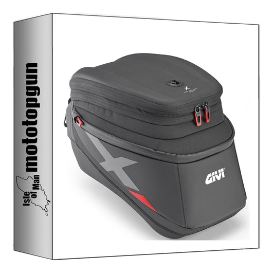GIVI BORSA XL04B SERBATOIO TANKLOCK NERO 20 LT + ATACCO COMPATIBILE CON KAWASAKI VERSYS 650 10/14